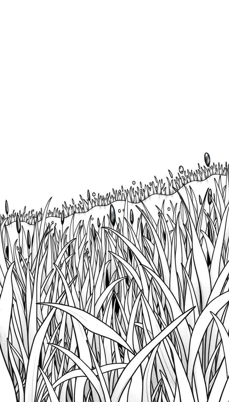 Gras Ausmalbilder 398