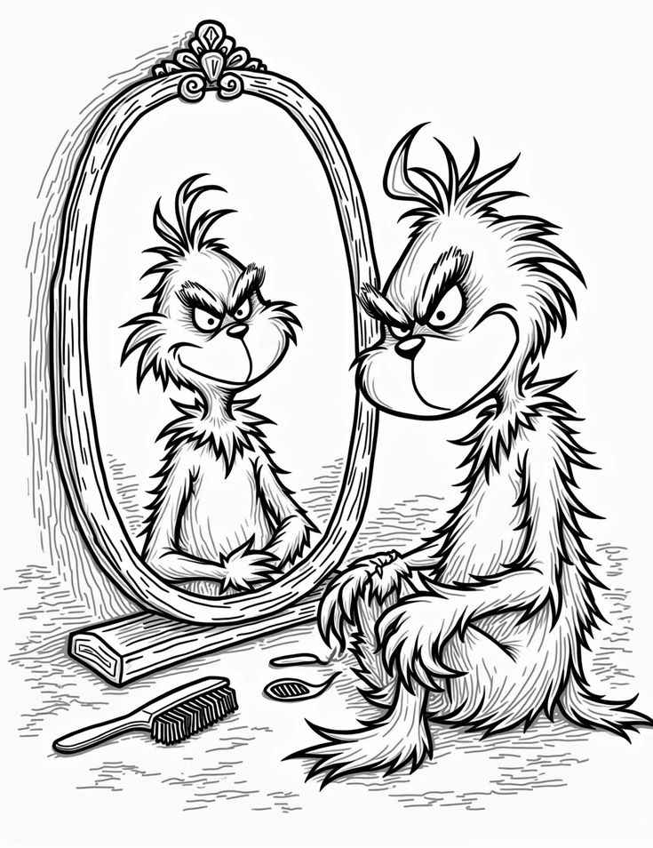 Grinch Ausmalbilder 022