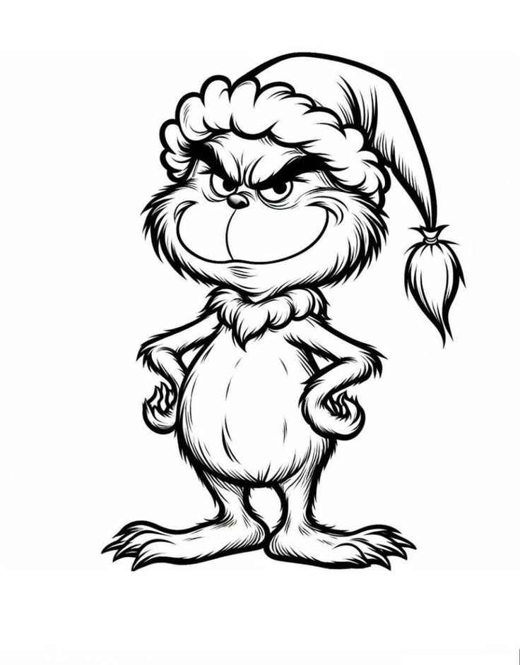 Grinch Ausmalbilder 027