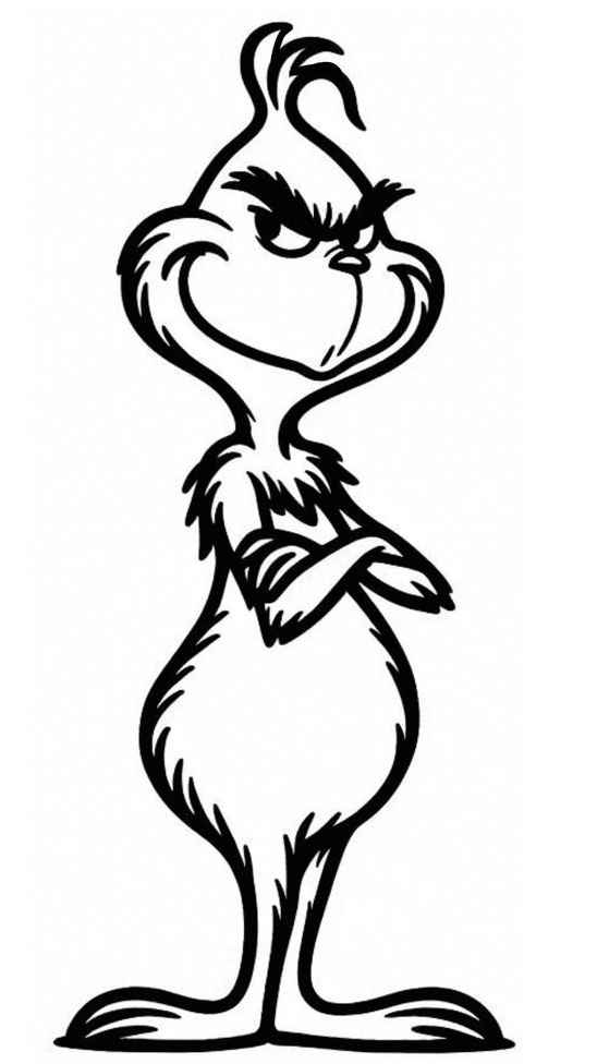 Grinch Ausmalbilder 036