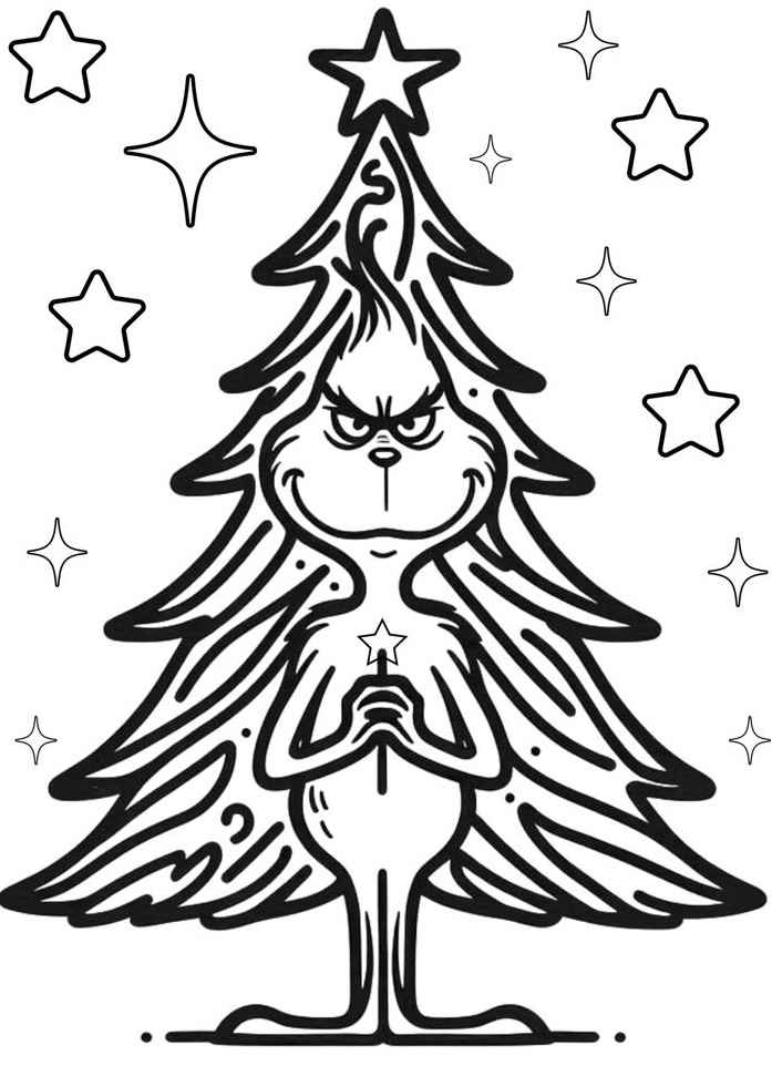 Grinch Ausmalbilder 065