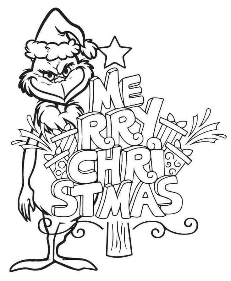 Grinch Ausmalbilder 110