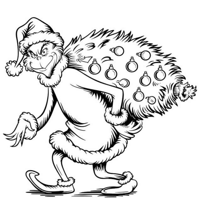 Grinch Ausmalbilder 111
