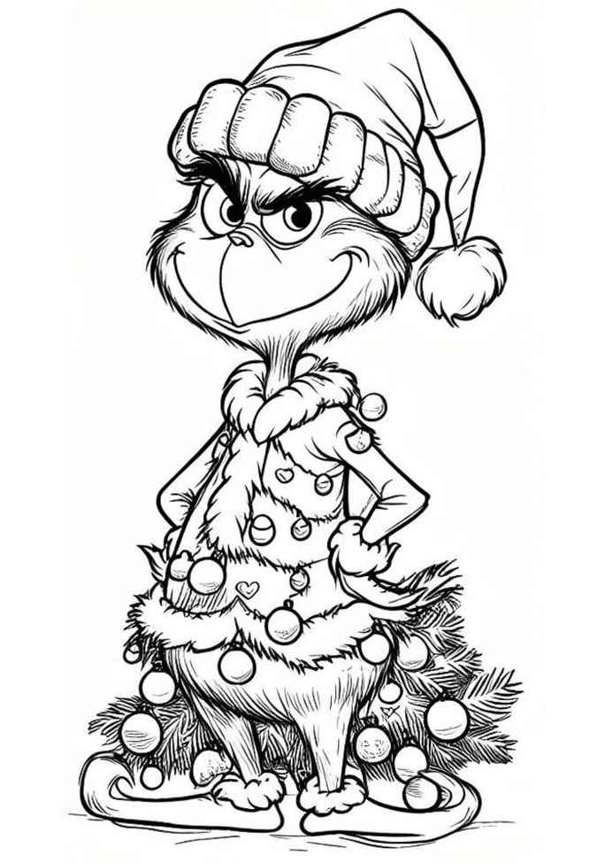 Grinch Ausmalbilder 121