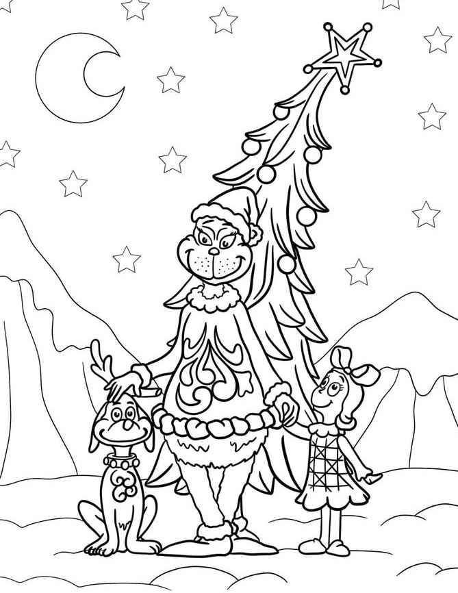 Grinch Ausmalbilder 480