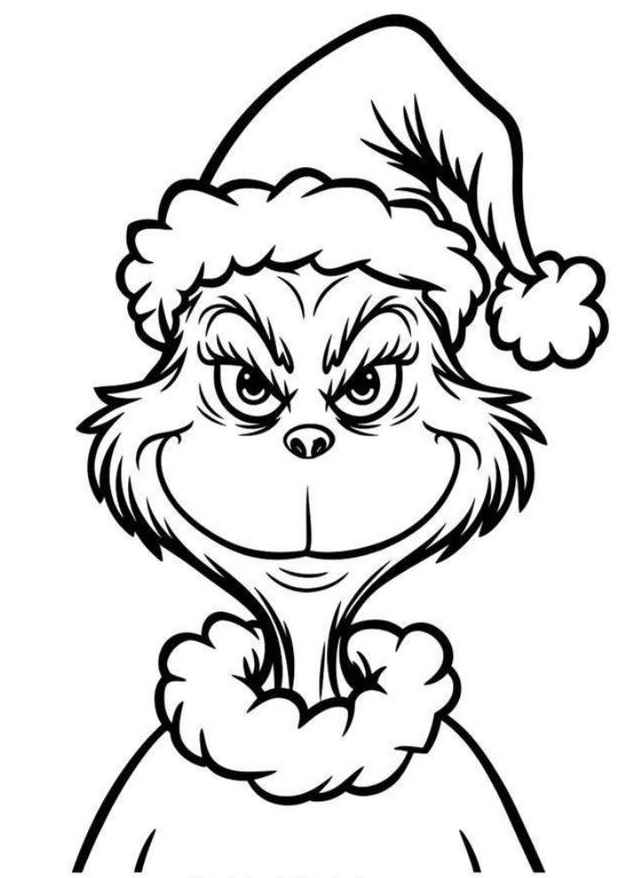 Grinch Ausmalbilder 716