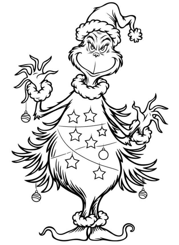 Grinch Ausmalbilder 749