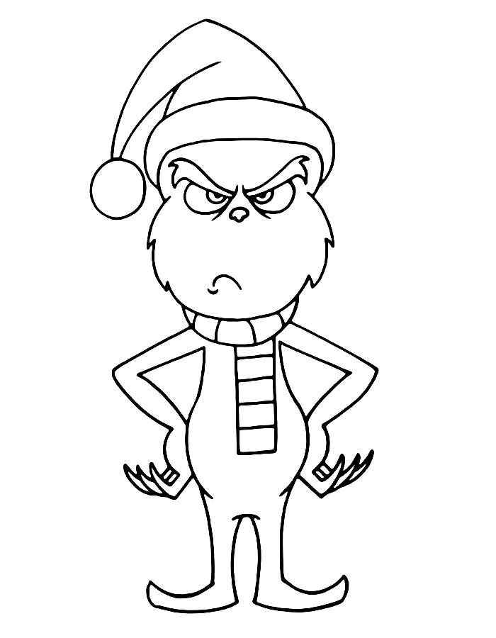 Grinch Ausmalbilder 819