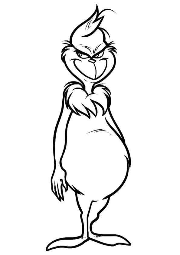 Grinch Ausmalbilder 860
