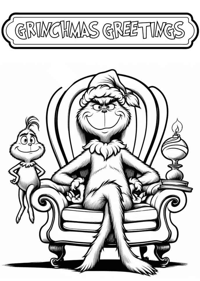 Grinch Ausmalbilder 914