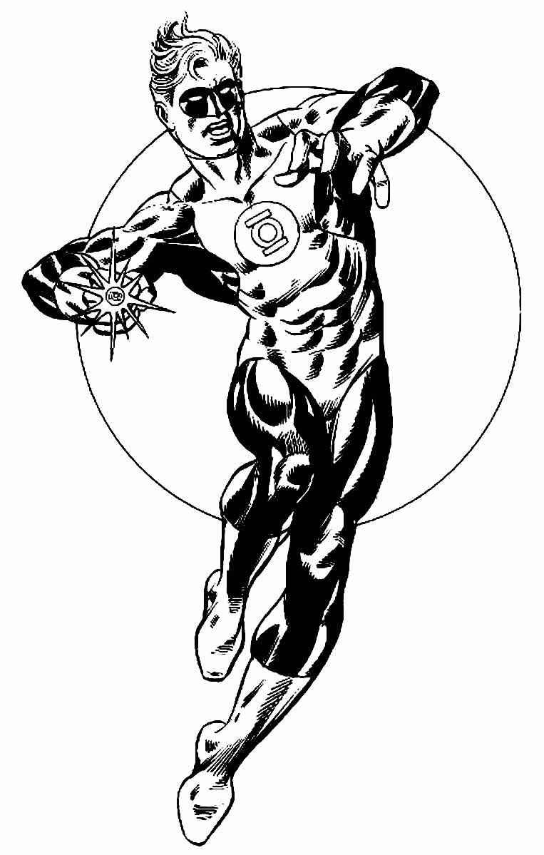 Grüne Laterne Ausmalbilder 105