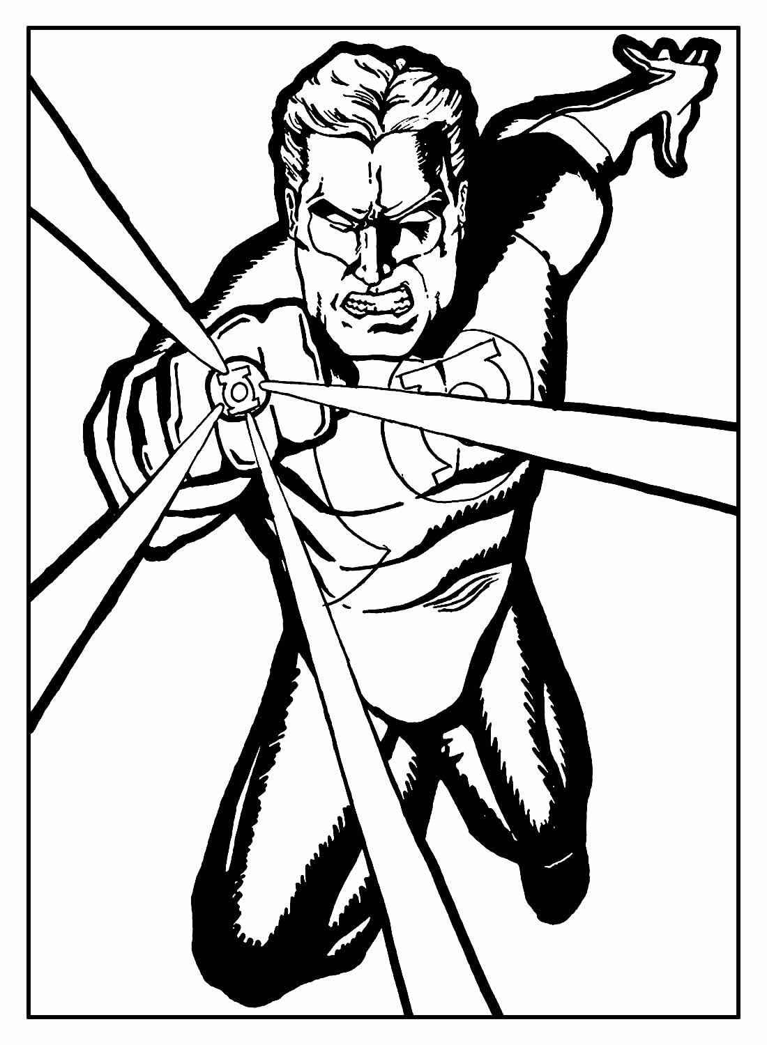 Grüne Laterne Ausmalbilder 113