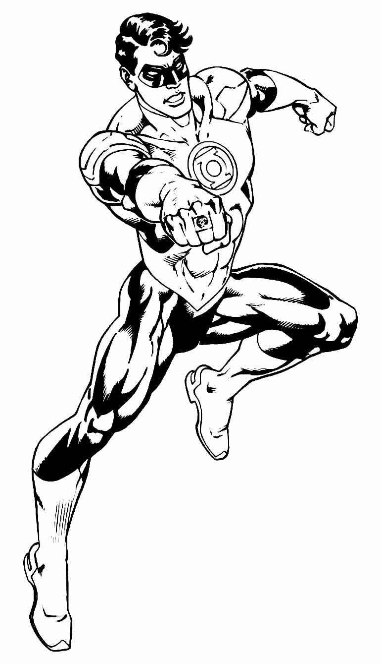 Grüne Laterne Ausmalbilder 213