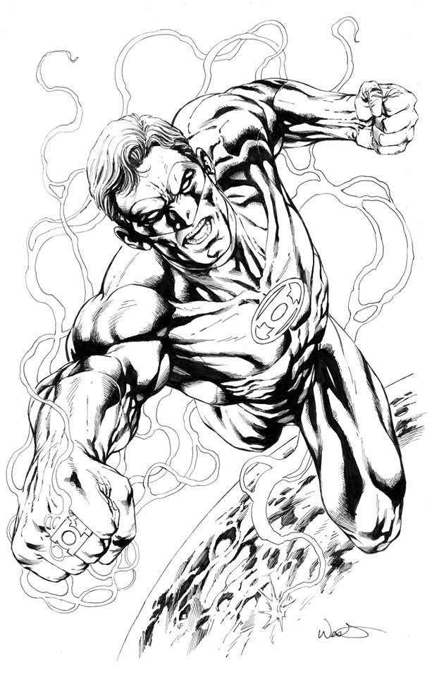 Grüne Laterne Ausmalbilder 566