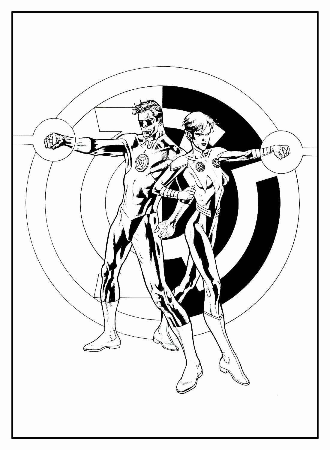 Grüne Laterne Ausmalbilder 604