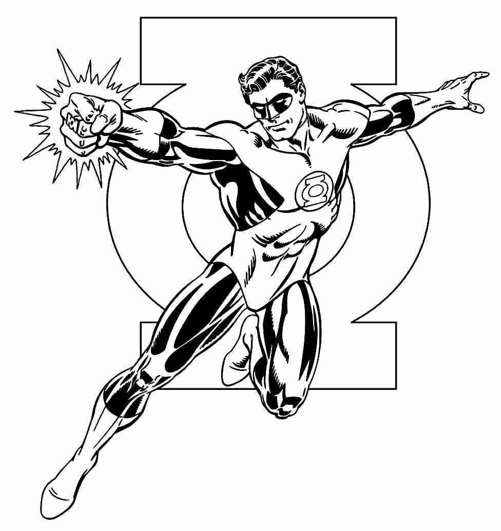 Grüne Laterne Ausmalbilder 891