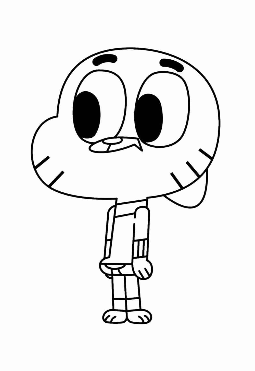 Gumball Ausmalbilder 653