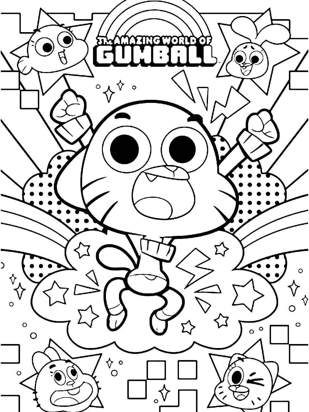Gumball Ausmalbilder 708