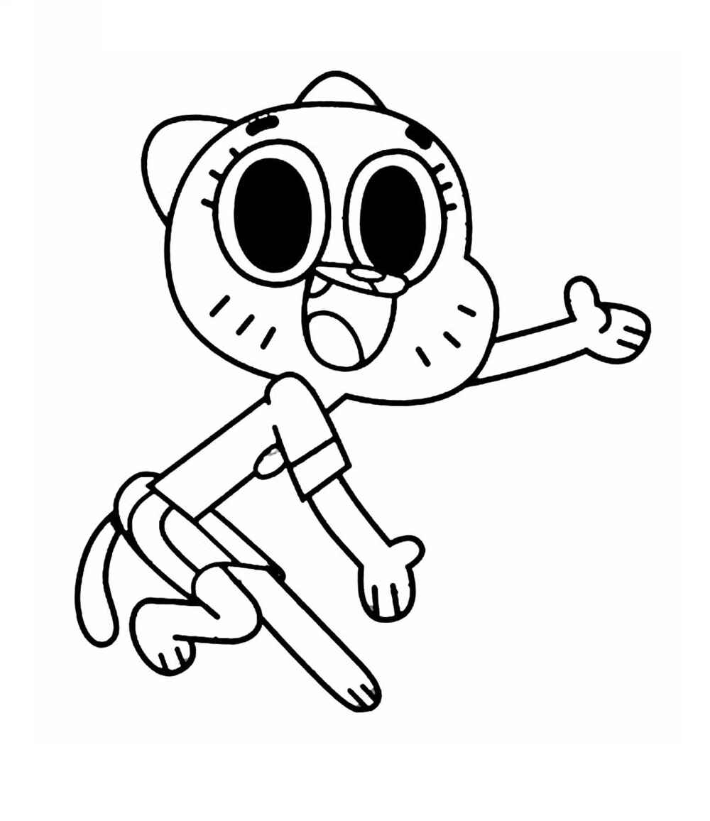 Gumball Ausmalbilder 760