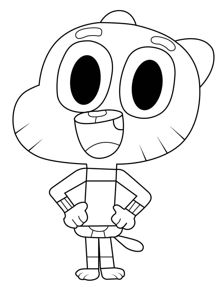 Gumball Ausmalbilder 804