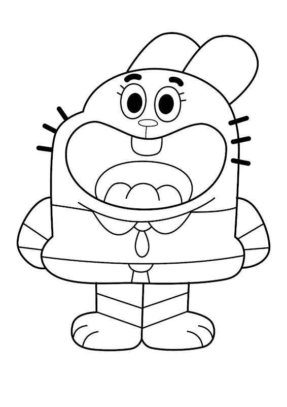 Gumball Ausmalbilder 893