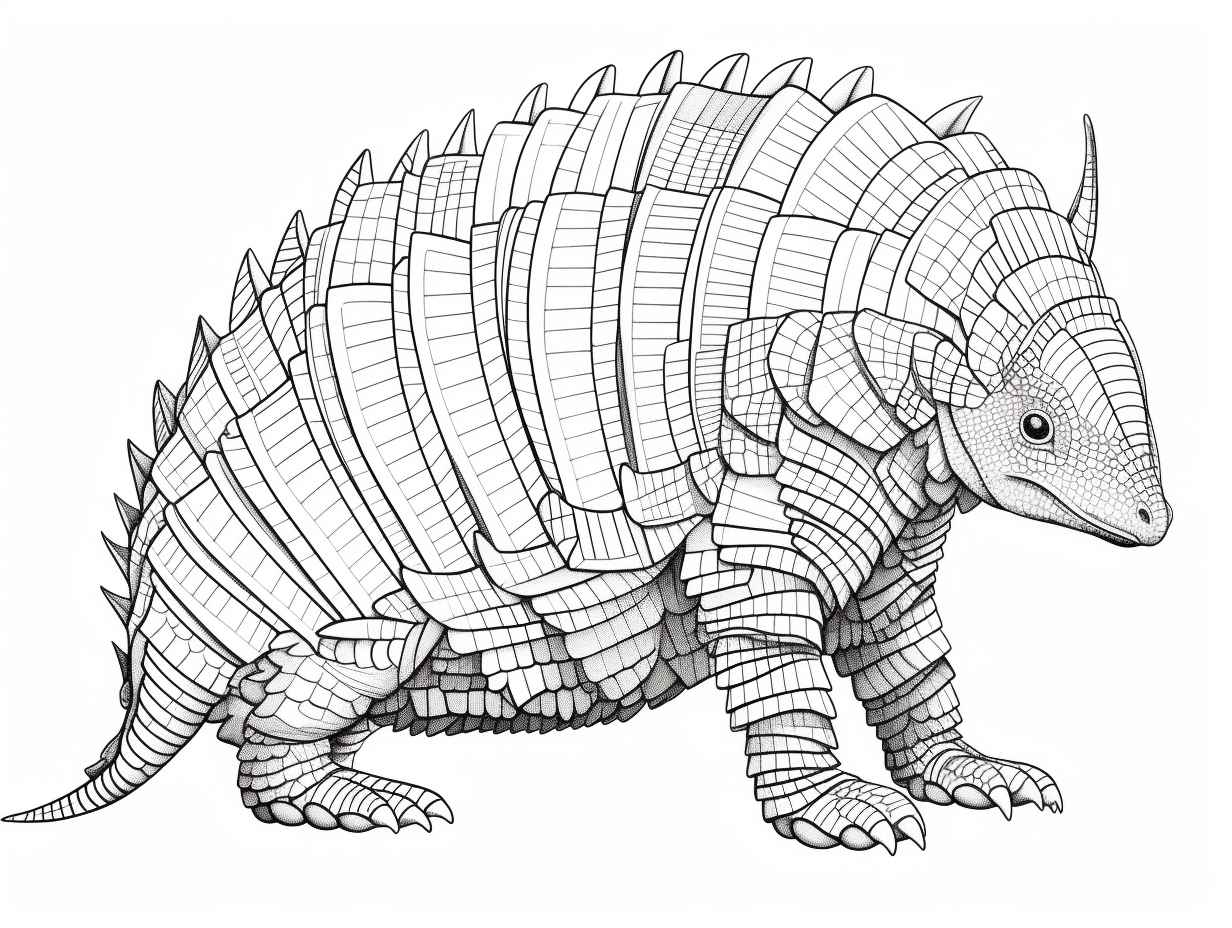 Gürteltier Ausmalbilder 176