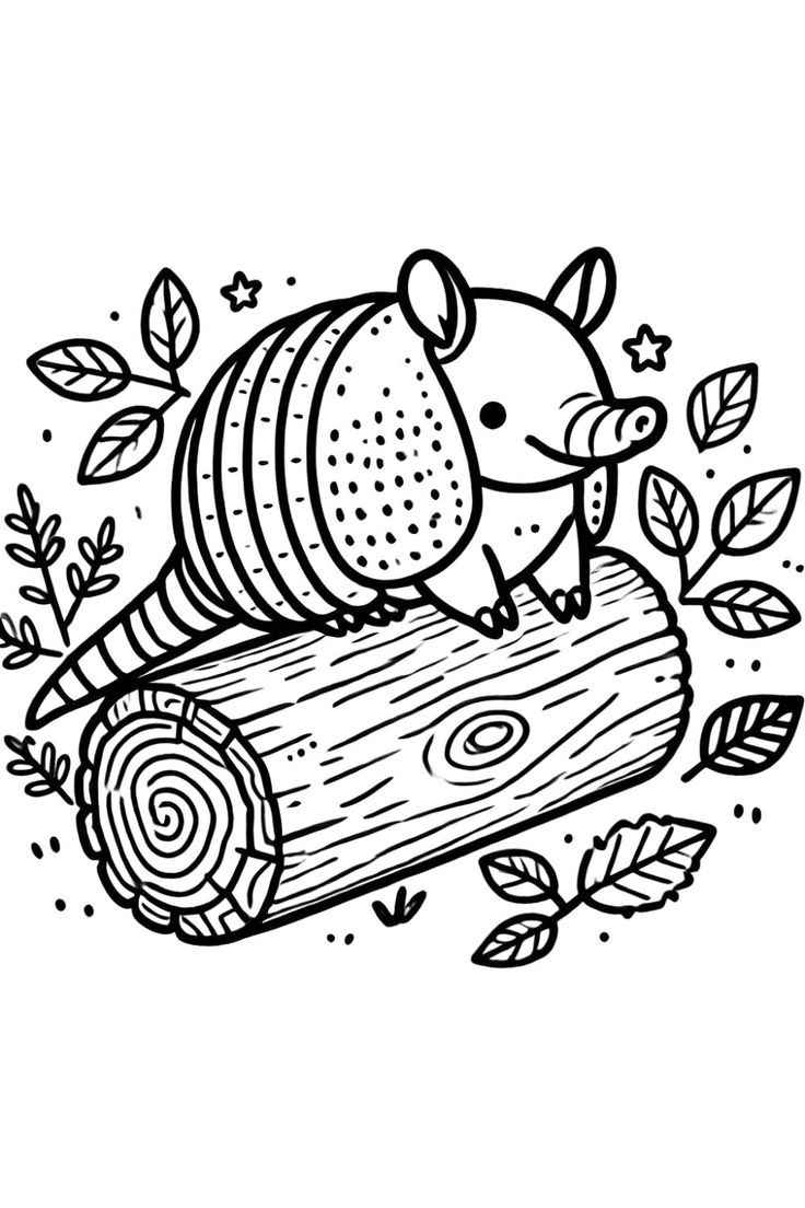 Gürteltier Ausmalbilder 315