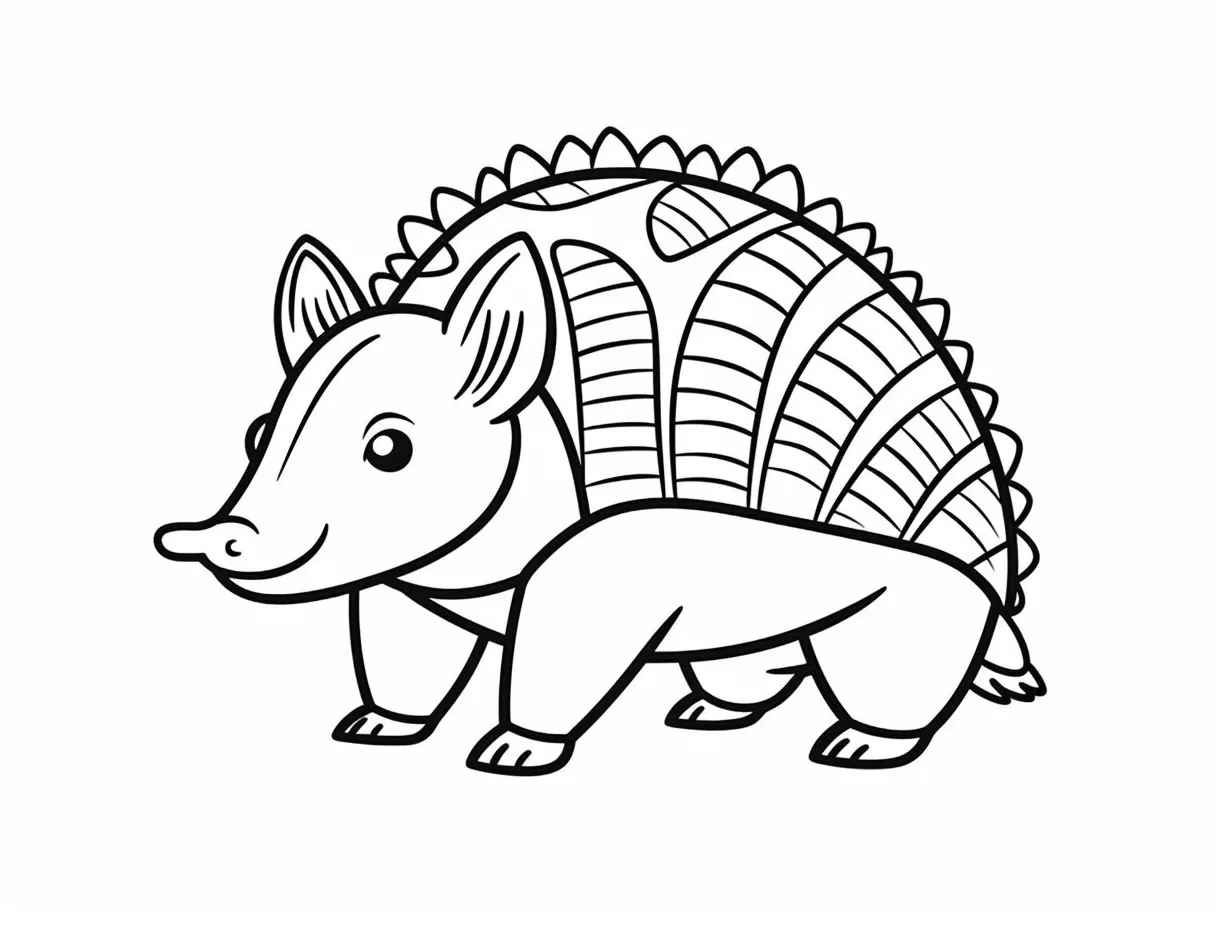 Gürteltier Ausmalbilder 387