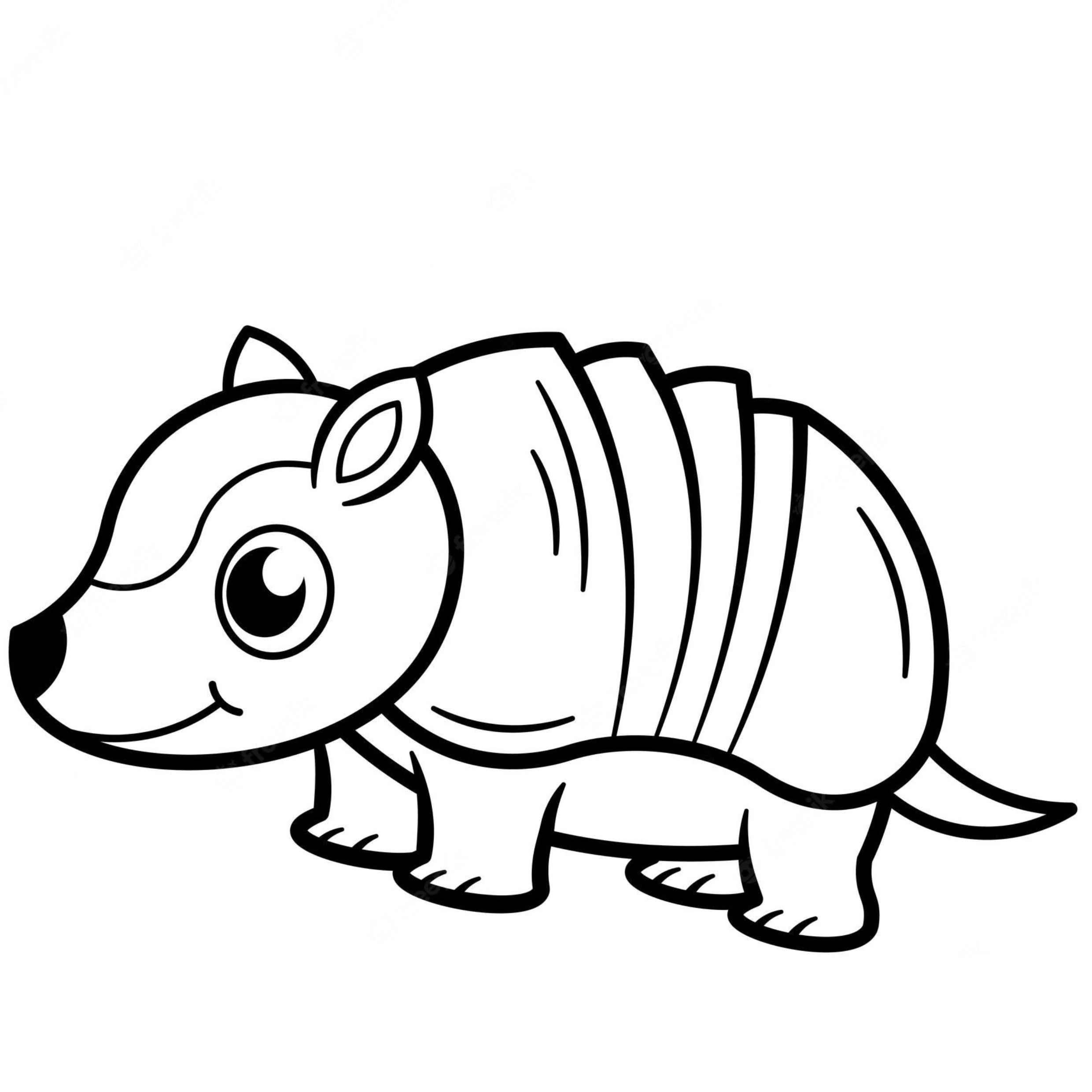 Gürteltier Ausmalbilder 713