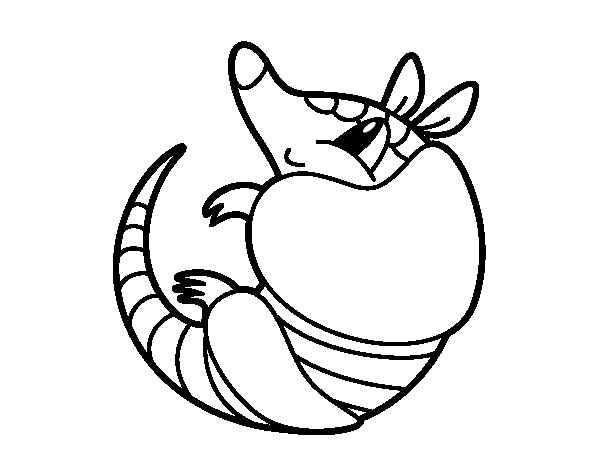 Gürteltier Ausmalbilder 746