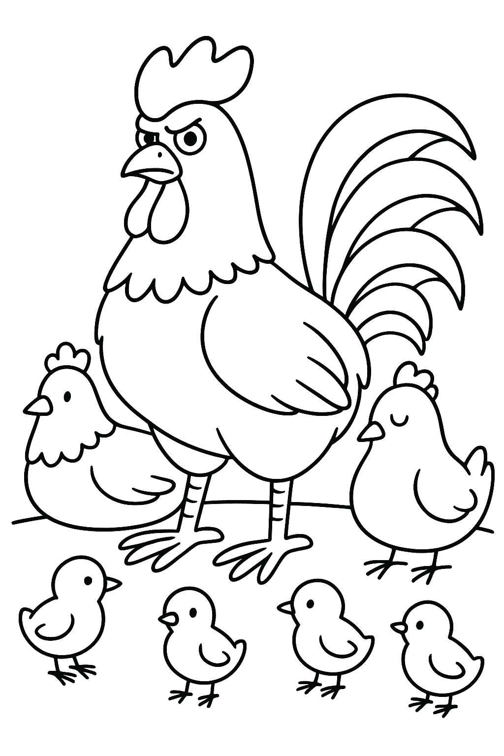 Hahn Ausmalbilder 164