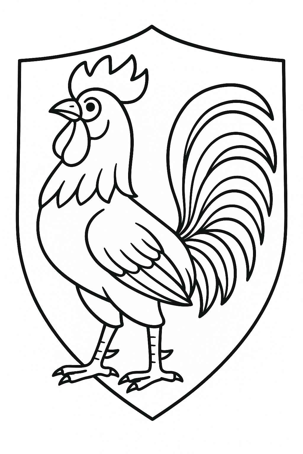 Hahn Ausmalbilder 230