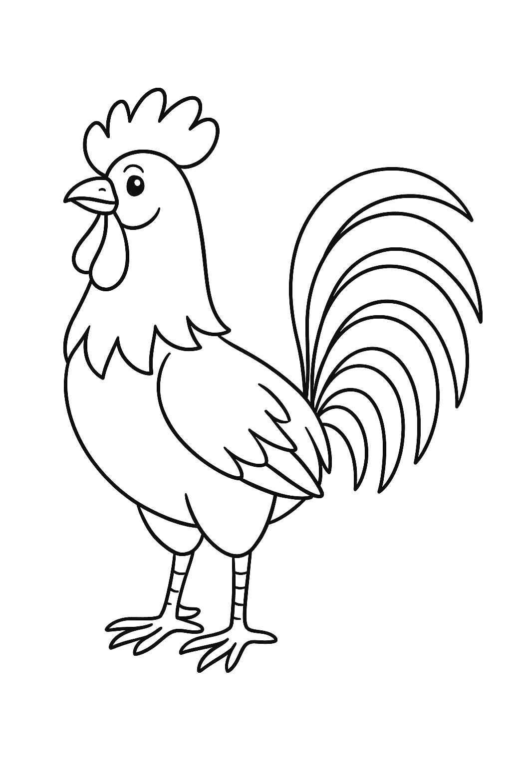 Hahn Ausmalbilder 285