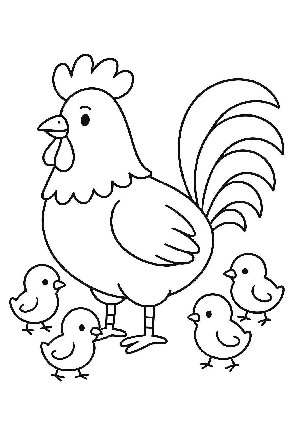 Hahn Ausmalbilder 427