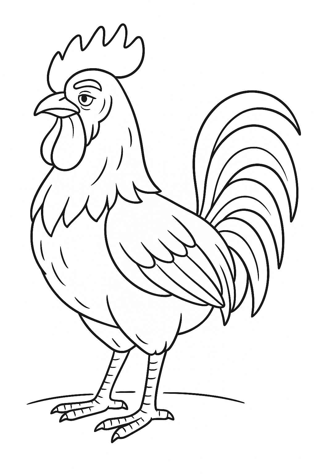 Hahn Ausmalbilder 790