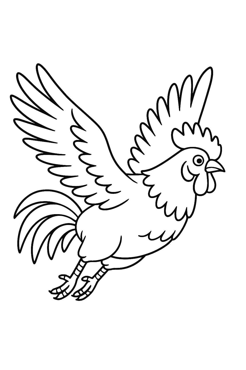 Hahn Ausmalbilder 842