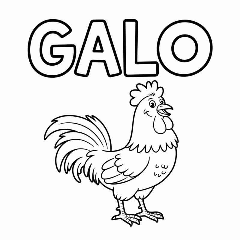 Hahn Ausmalbilder 960