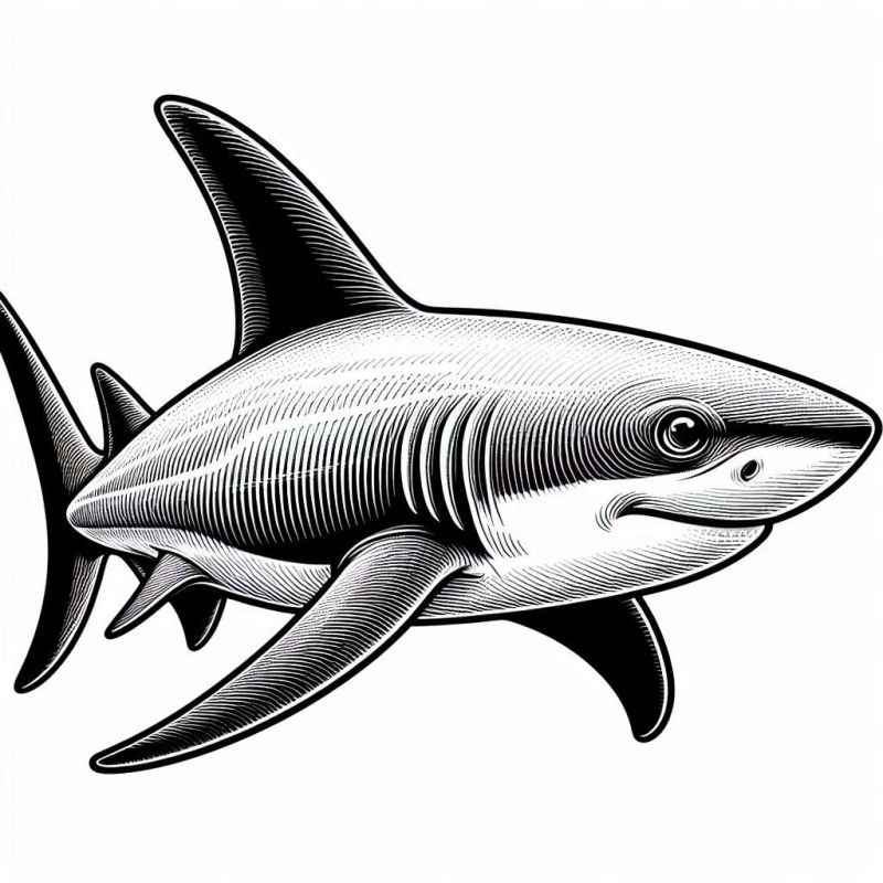 Hai Ausmalbilder 063