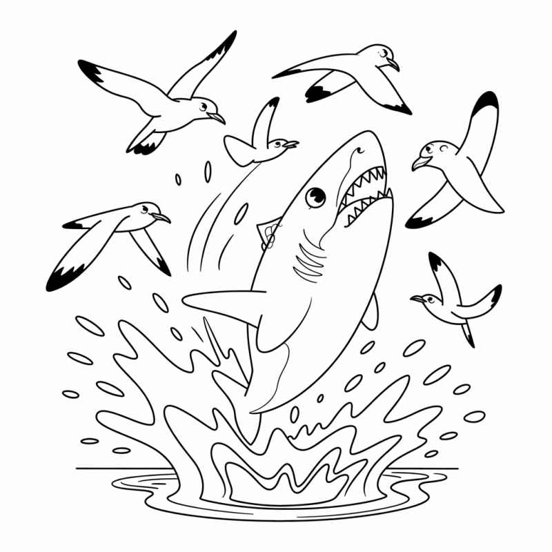 Hai Ausmalbilder 101