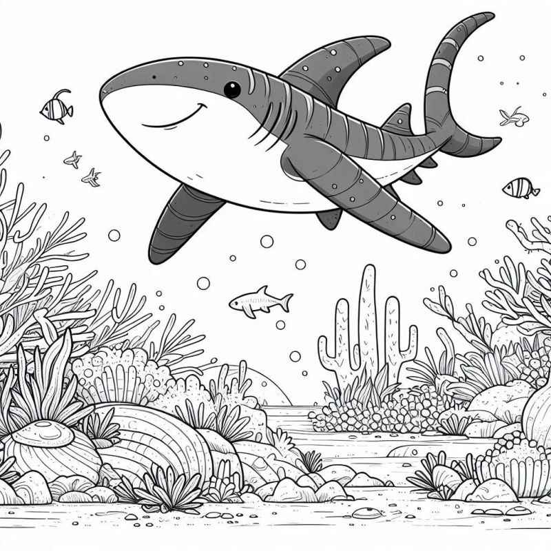 Hai Ausmalbilder 282