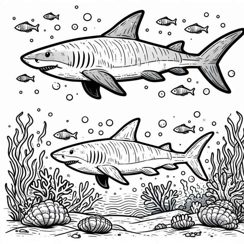 Hai Ausmalbilder 465