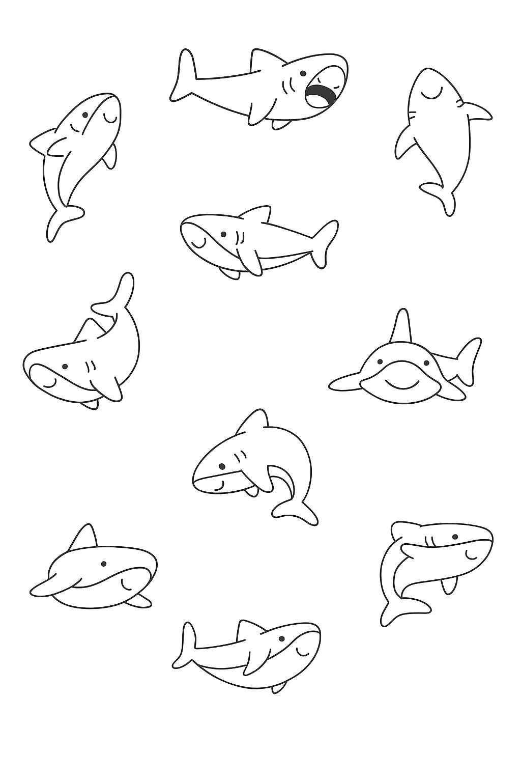 Hai Ausmalbilder 559