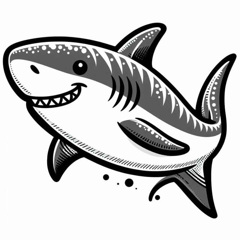 Hai Ausmalbilder 587