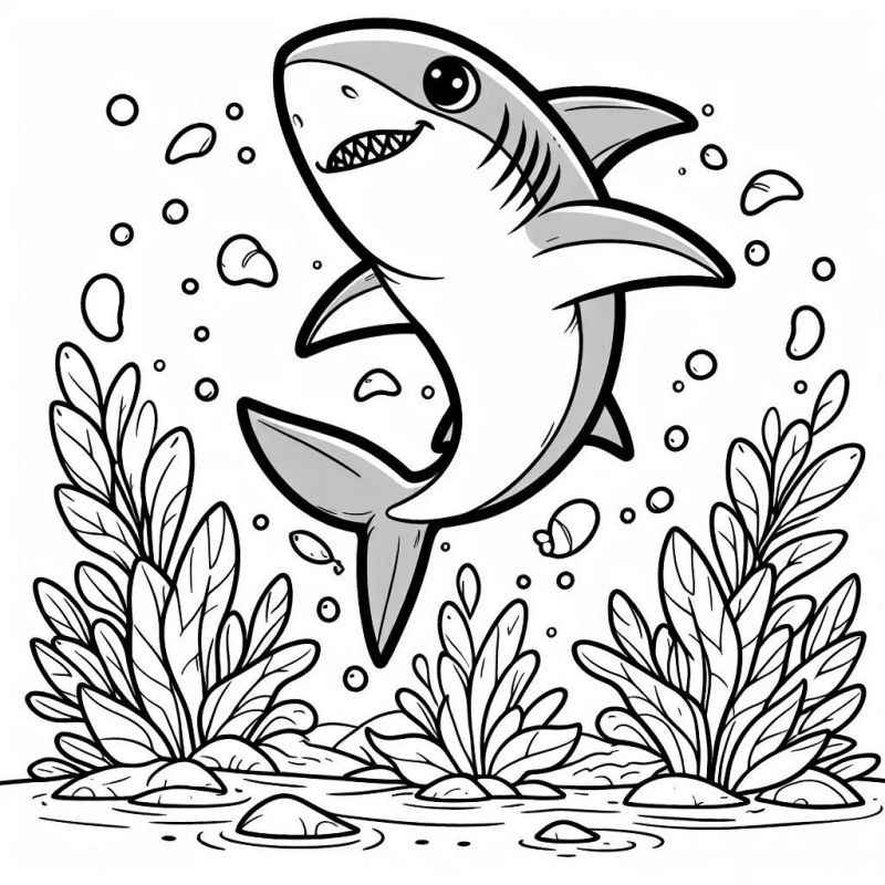 Hai Ausmalbilder 636