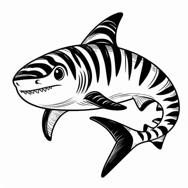 Hai Ausmalbilder 696