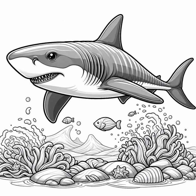 Hai Ausmalbilder 735