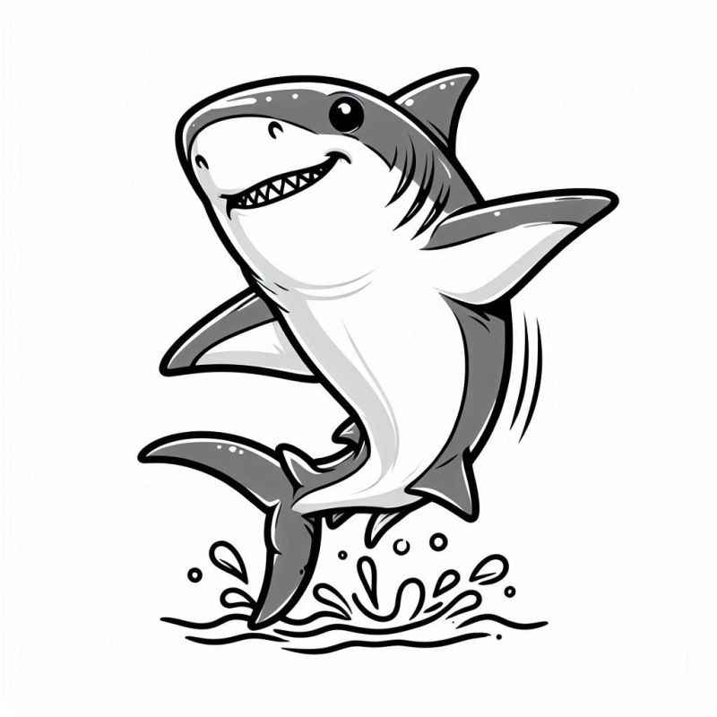 Hai Ausmalbilder 818