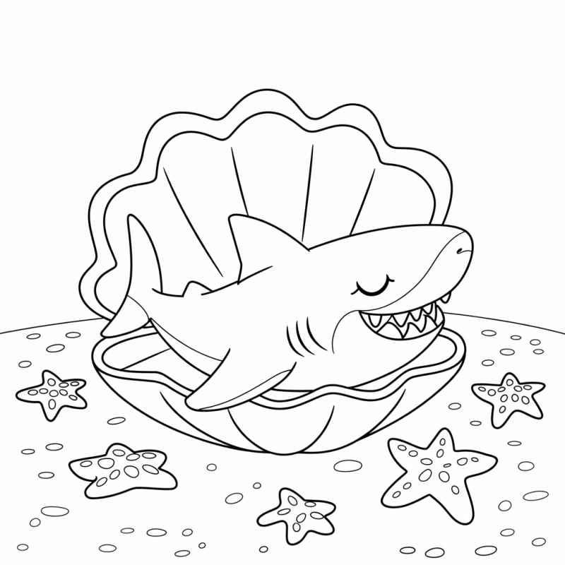 Hai Ausmalbilder 829