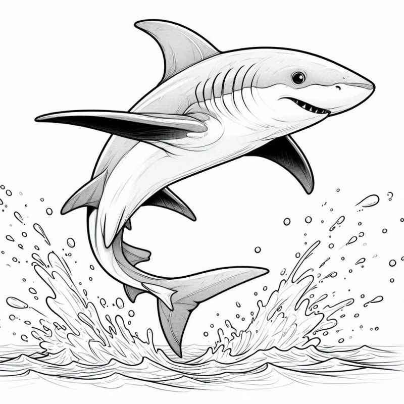 Hai Ausmalbilder 913