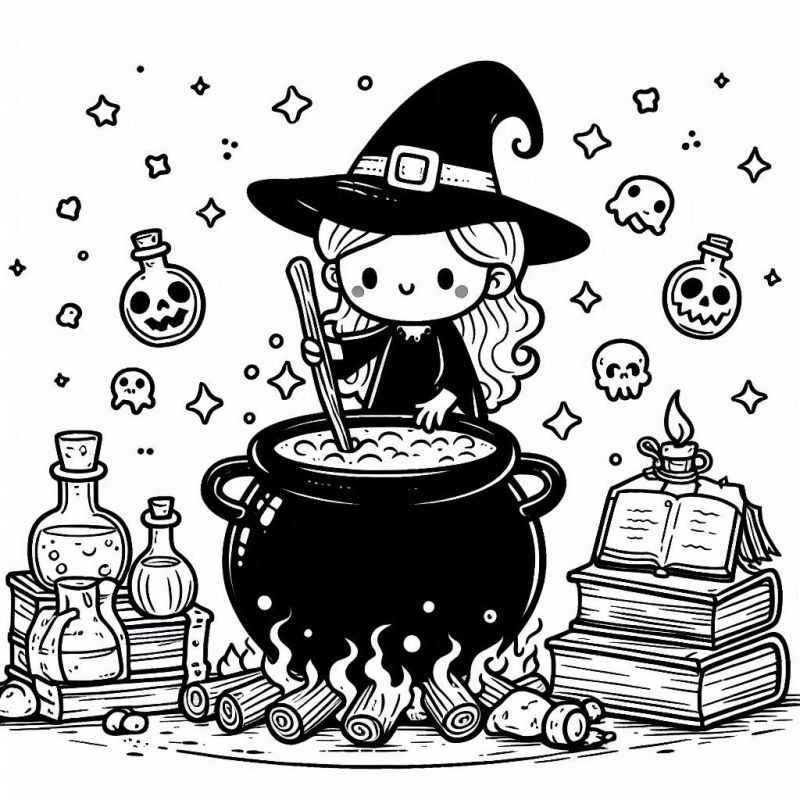 Halloween Ausmalbilder 169